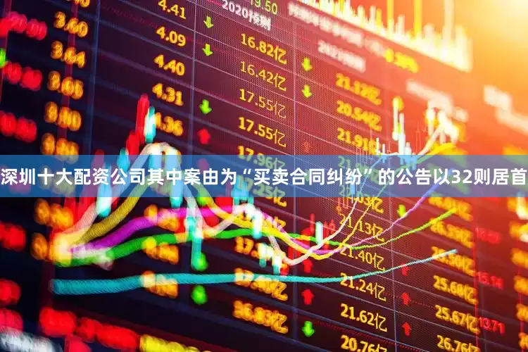 深圳十大配资公司其中案由为“买卖合同纠纷”的公告以32则居首